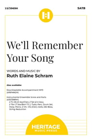 We'll Remember Your Song SATB choral sheet music cover Thumbnail